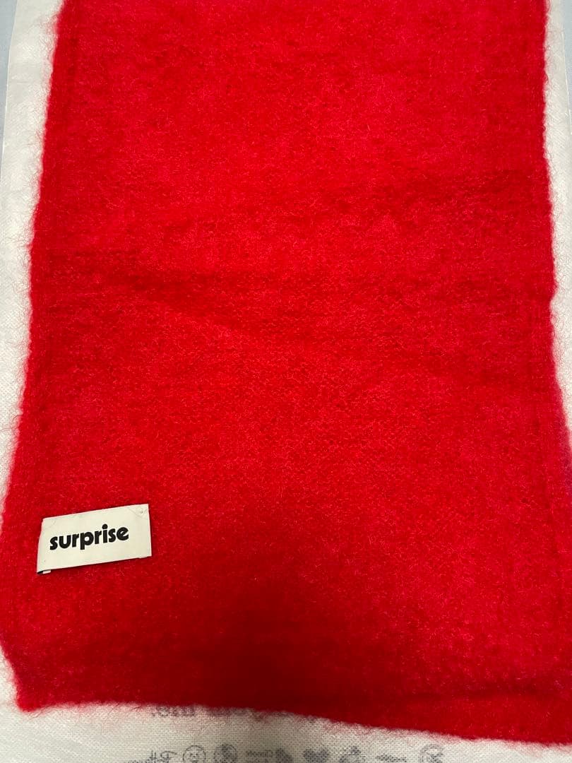 ★AP STUDIO surprise/サプライズ　モヘヤミックスマフラー　赤