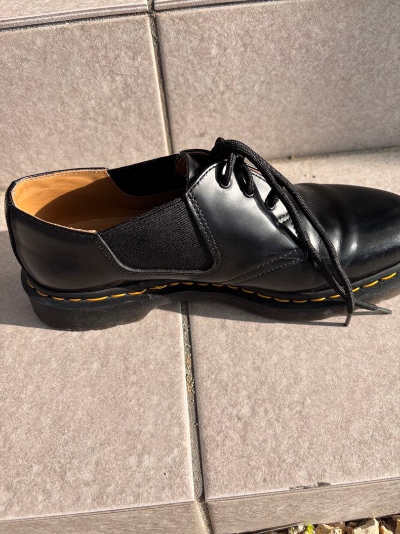 Dr. Martens スリーホール　UK8 ブラック レースアップシューズ