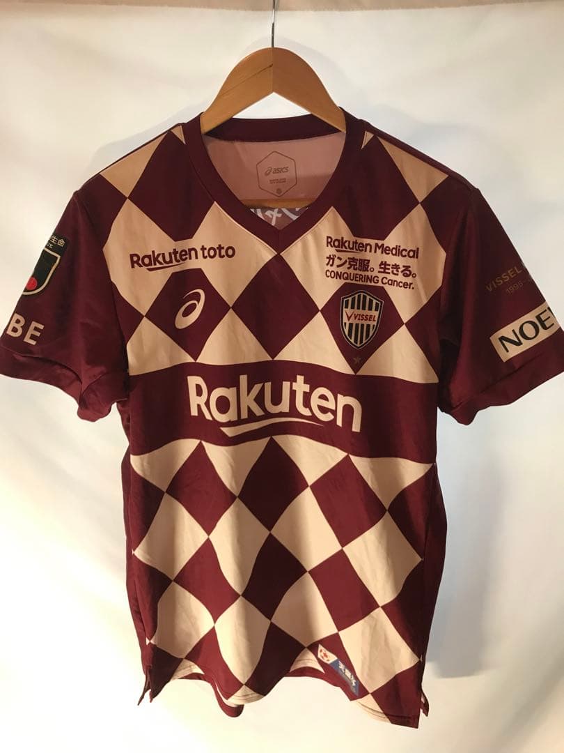 正規品asics ヴィッセル神戸「6」セルジ・サンペール 半袖 XLユニフォーム