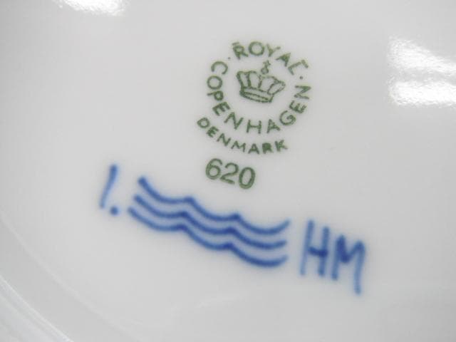 215/ロイヤルコペンハーゲン ブルーフルーテッド プレート 計2枚セット