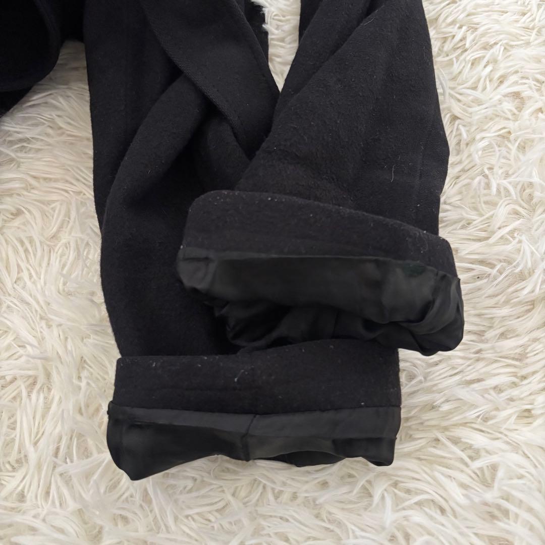 BURBERRY バーバリーロンドン カシミヤ混 トレンチコート L〜XL 黒