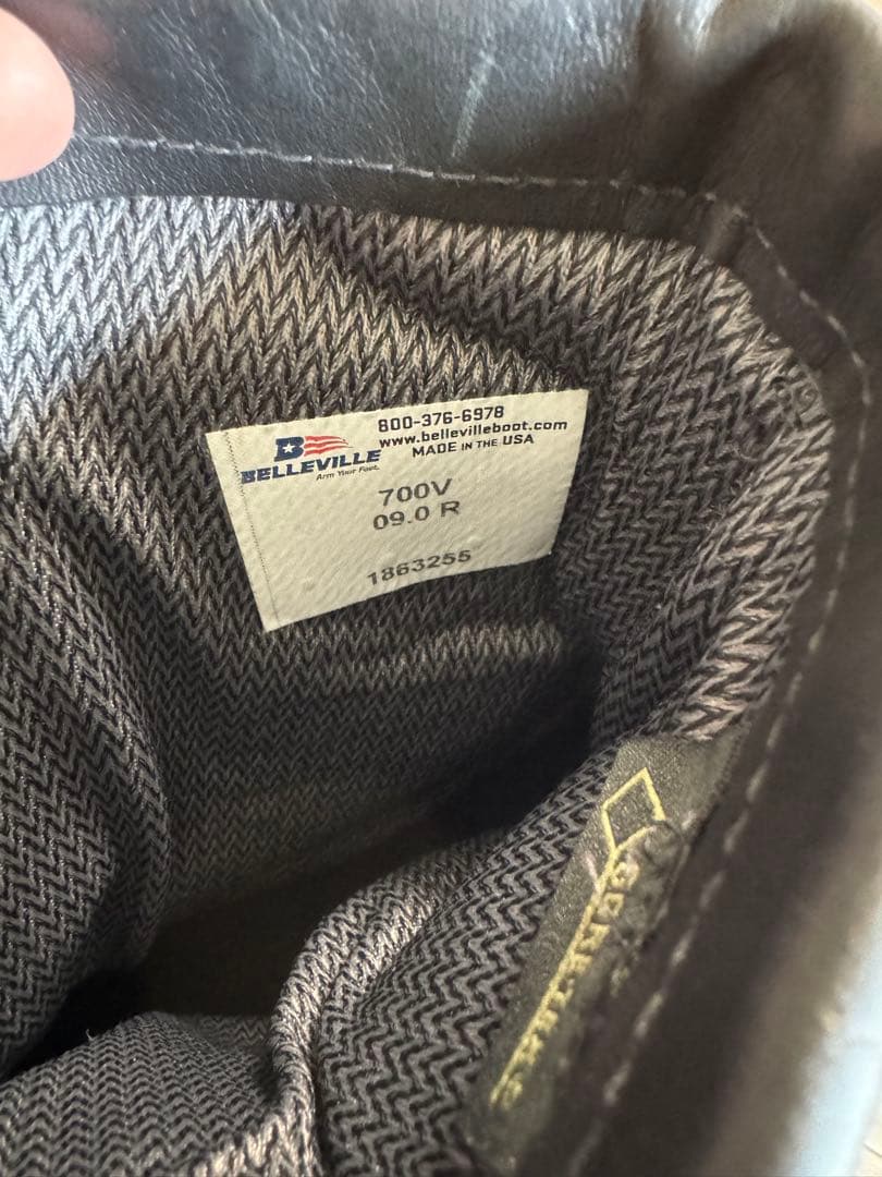 【新品未使用】BELLEVILLEゴアテックス コンバットブーツ 27cm