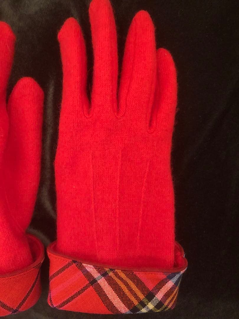 ヴィヴィアンウエストウッド　レッドマック　タータンチェック　ウール　赤　金オーブ