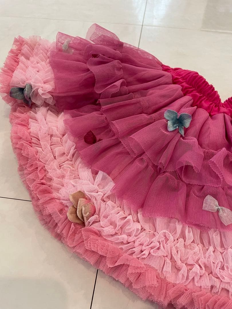 パンパンチュチュ　Ｍサイズ フリルスカート3点セット