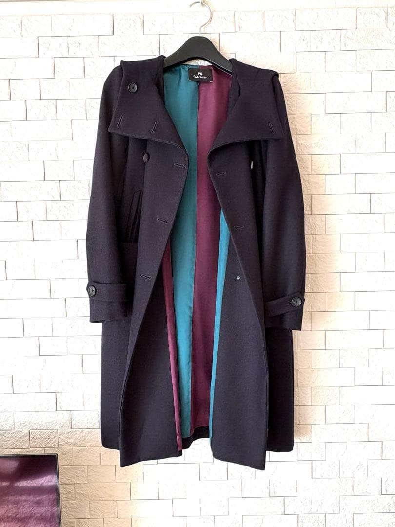美品！ポールスミス⭐︎フード付き ウールコート