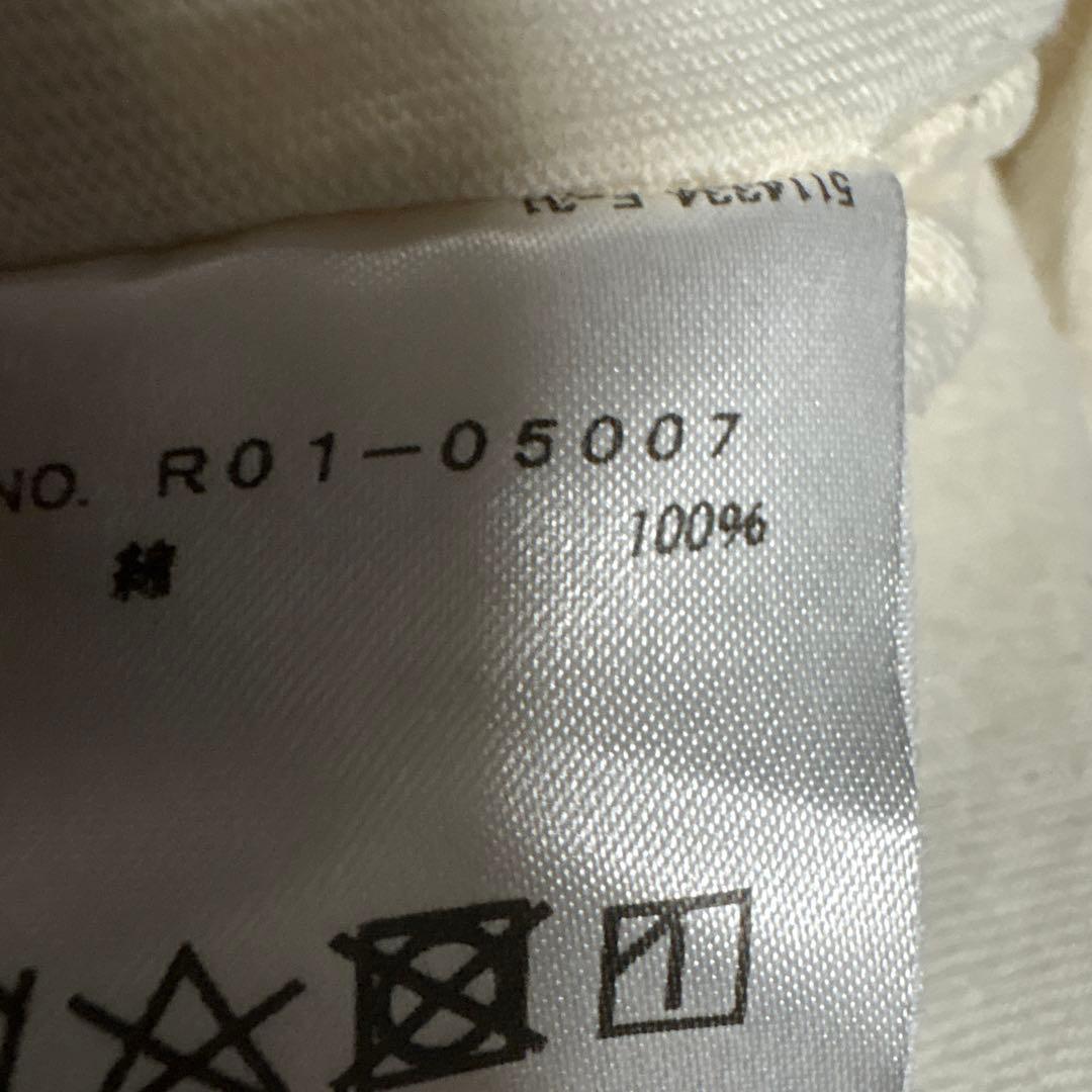 コモリ　COMOLI フットボールTシャツ　ホワイト