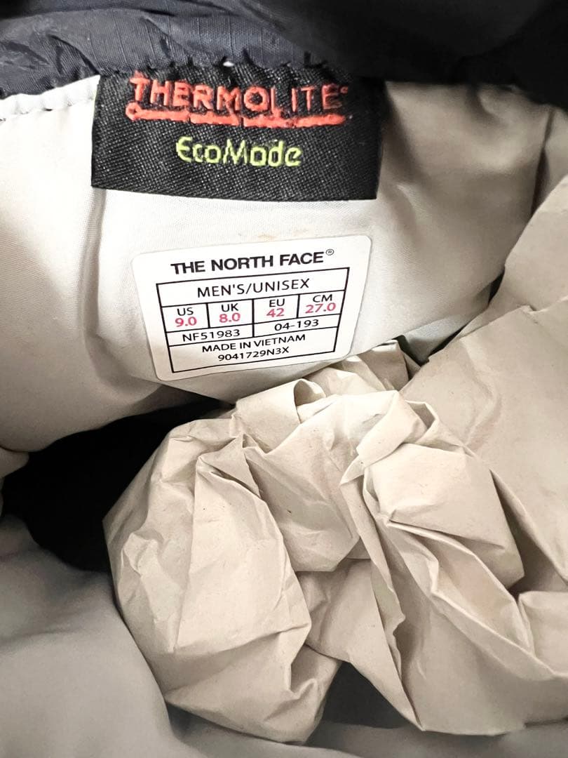 最終価格　ノースフェイス　ヌプシ　スノーブーツ　27㎝　ブラック