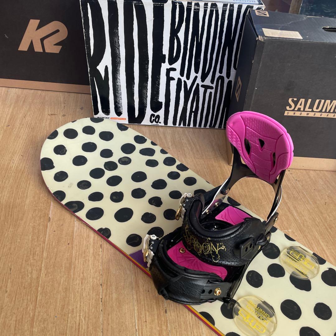 BURTON×SPOON　バートン　スプーンバインディング付　スノーボードセット