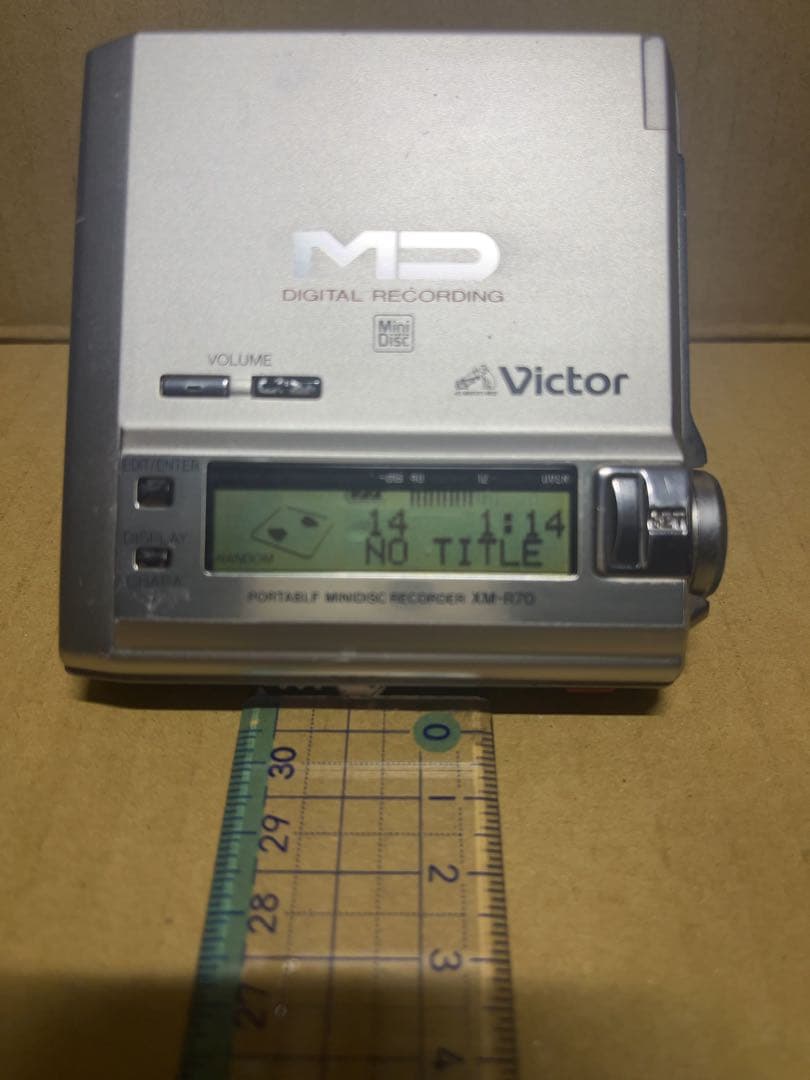 Victor XM-R70-S ポータブルMDレコーダー ビクター 希少