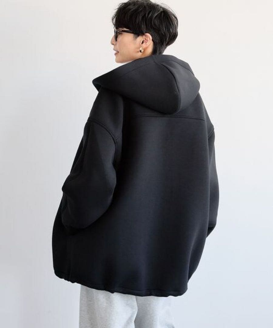 バンヤードストーム　ダンボールフーディーブルゾン　ブラック