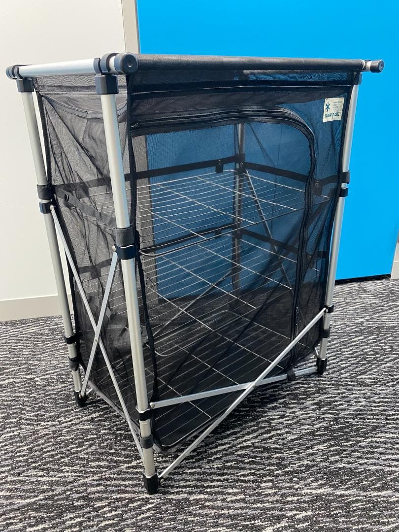廃盤品 スノーピークメッシュラックスタンド ネットラックスタンド