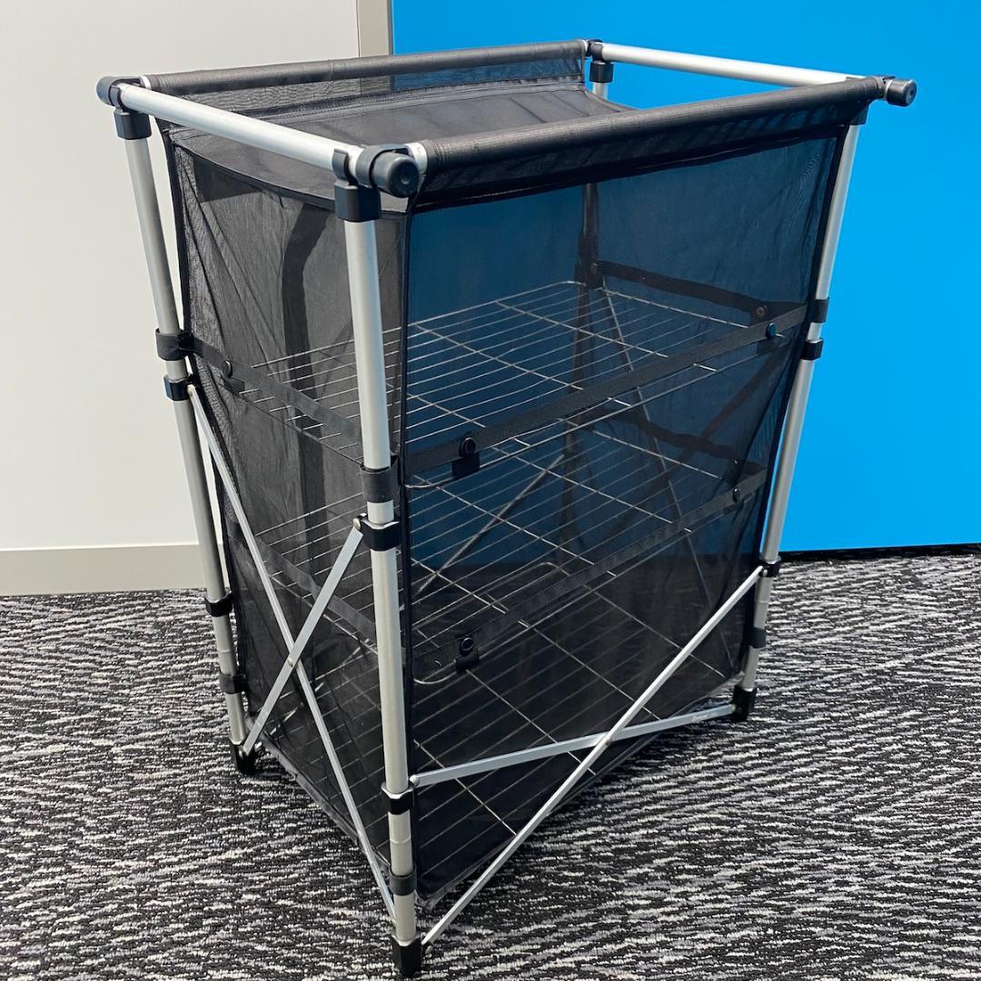 廃盤品 スノーピークメッシュラックスタンド ネットラックスタンド