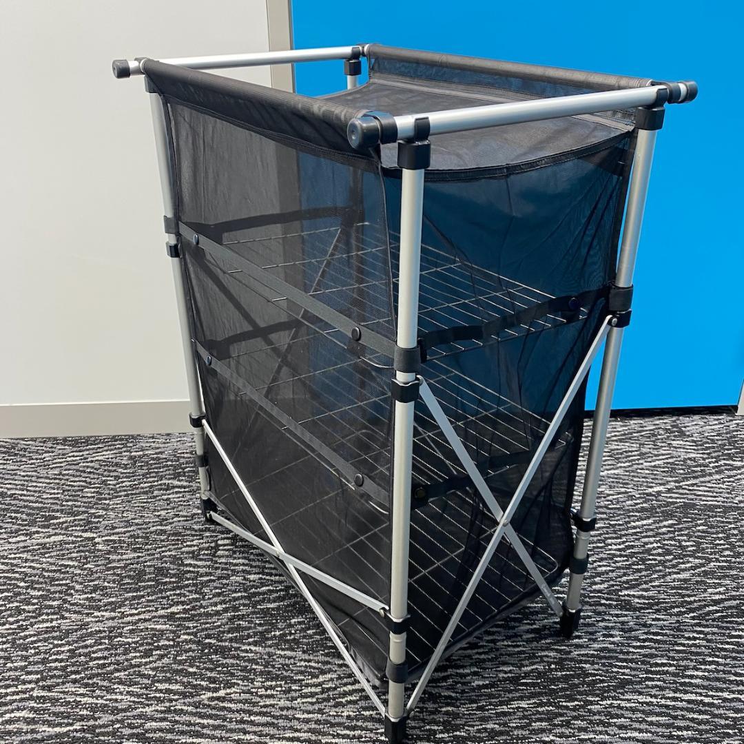 廃盤品 スノーピークメッシュラックスタンド ネットラックスタンド