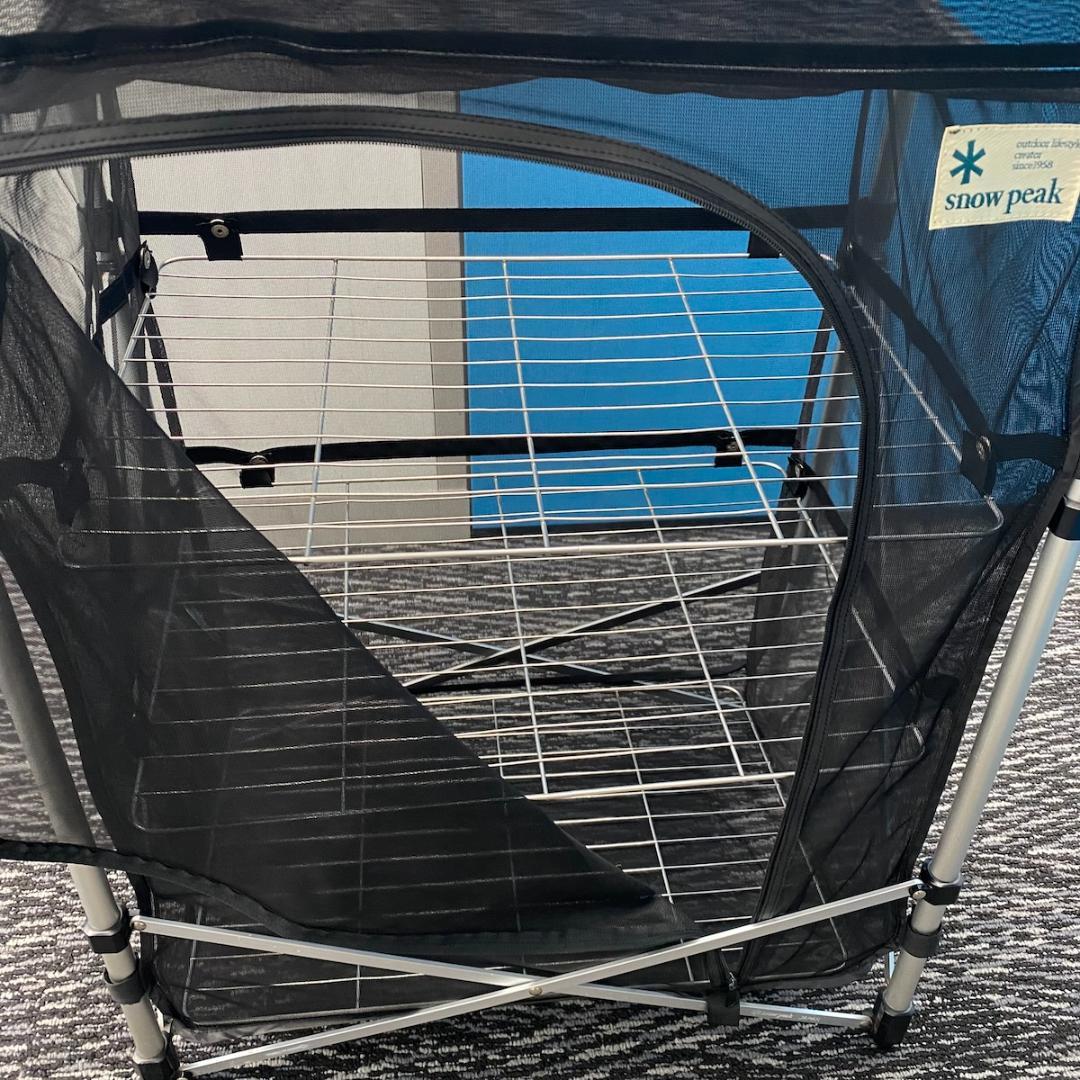 廃盤品 スノーピークメッシュラックスタンド ネットラックスタンド