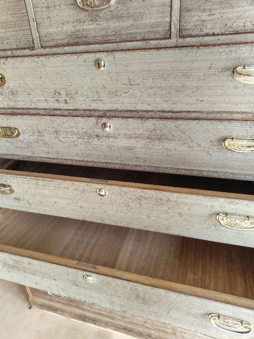 右側のみ　桐箪笥 木製 引き出し多数