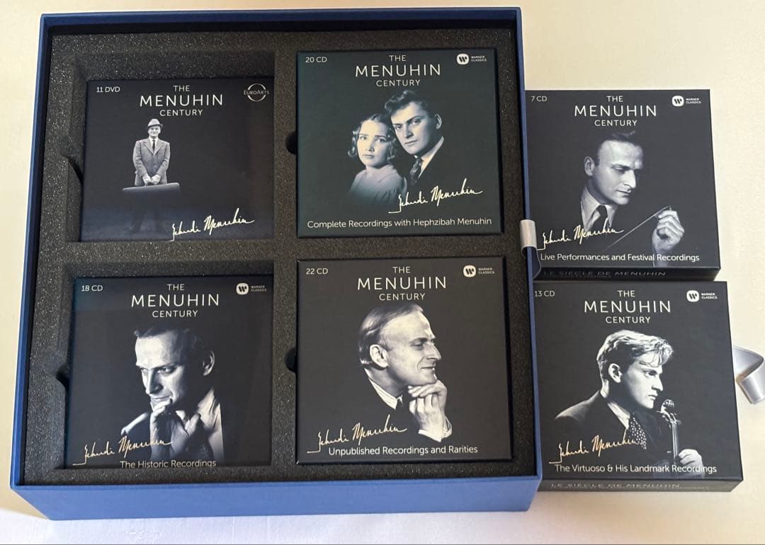 難有　80CD+11DVD メニューイン生誕100年記念録音全集