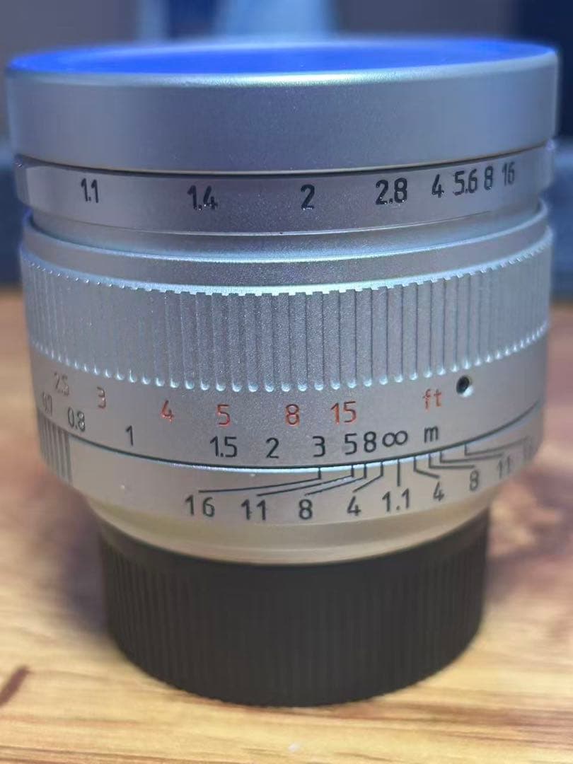 稀少银色 【美品】7Artisans 50mm F1.1 ライカMマウント