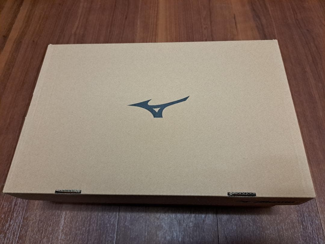 新品ミズノ野球金具スパイク　白　28㎝　マジックテープ式　右足ピ革付