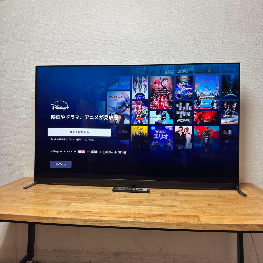 TOSHIBA 65V型 4K 有機EL テレビ REGZA 65X9900M