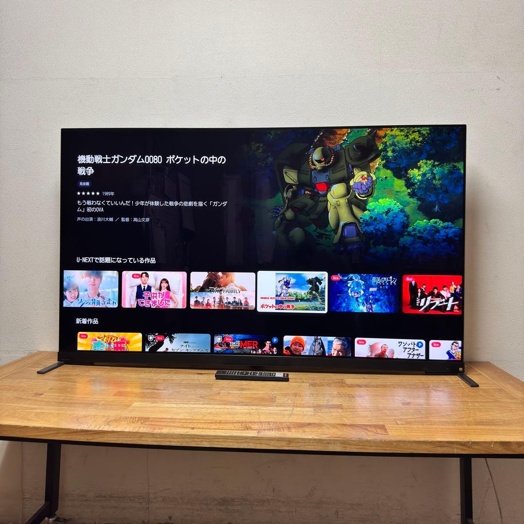 TOSHIBA 65V型 4K 有機EL テレビ REGZA 65X9900M