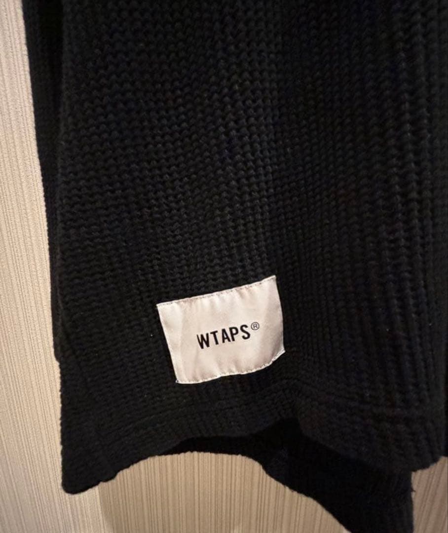 カ*ク様 WTAPS WAFFLE 01 LS COTTON SIGN BLAC