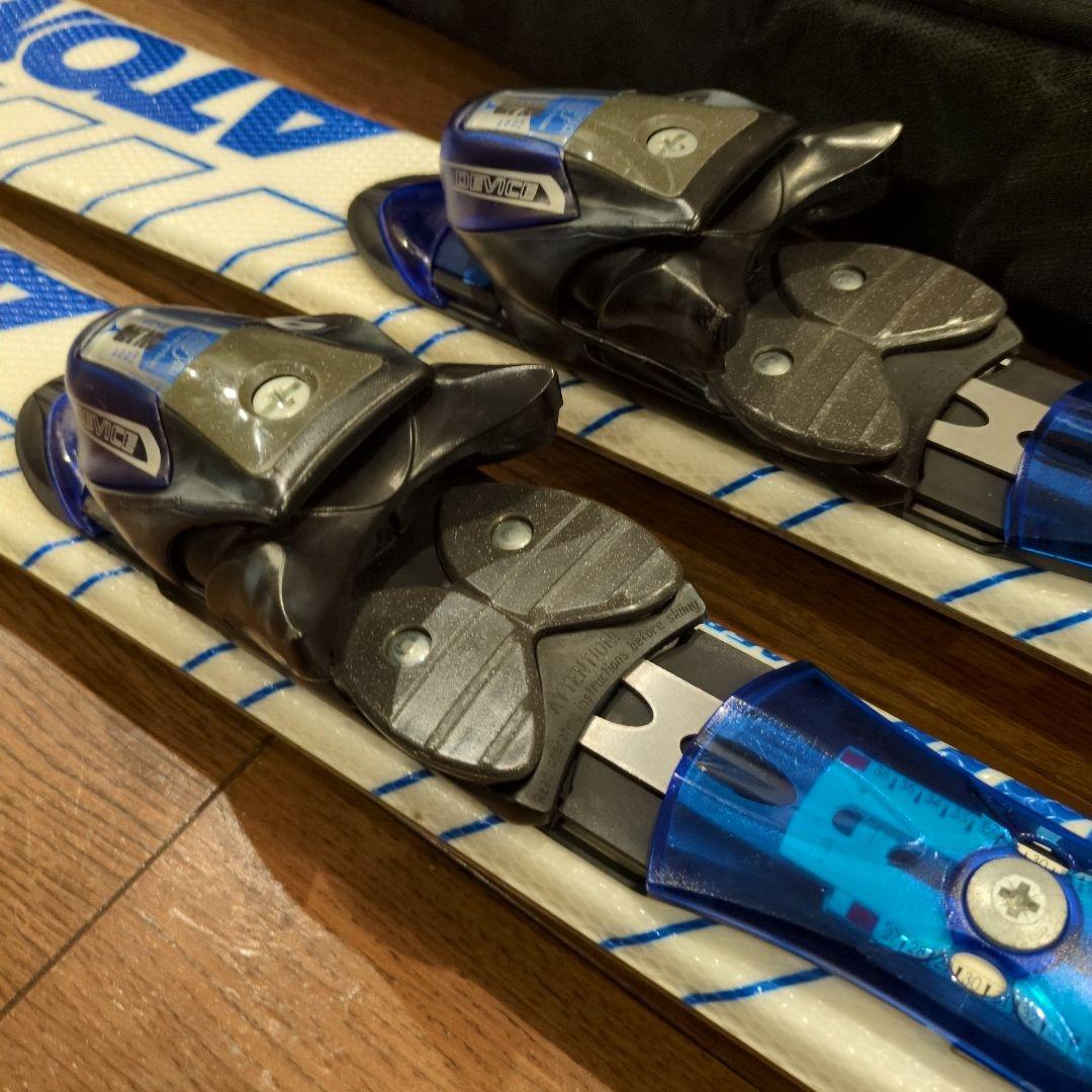 送料無料 Atomic STI 123cmミッドスキー板 希少専用ケース付！