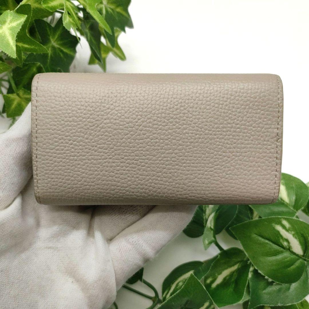 ロエベ　6連キーケース　アナグラム　ライトゴースト　ベージュ