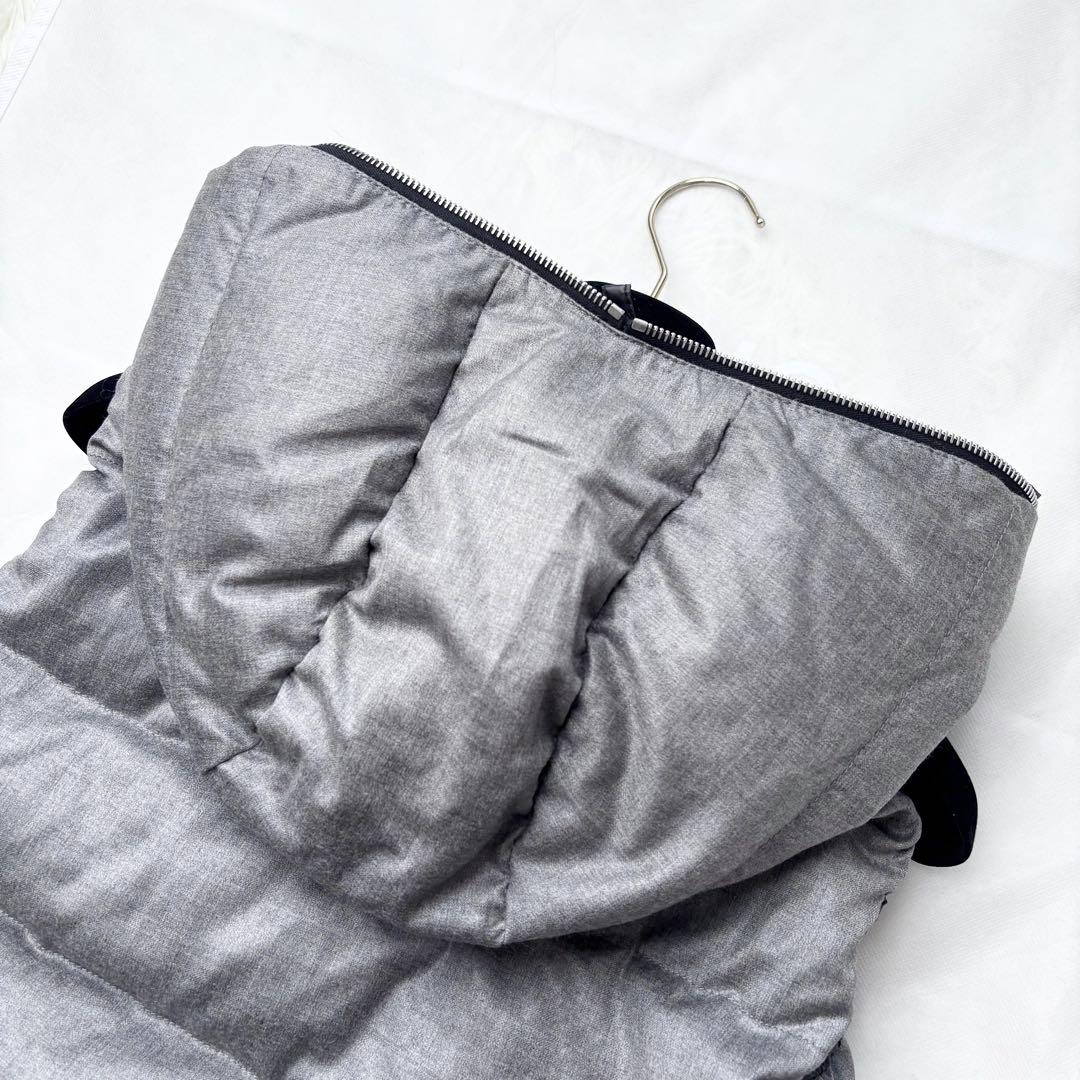 デュべティカ 別注 チェルッティ ダウンベスト フード カシミヤ混 高級素材