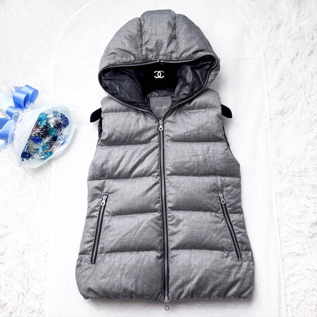 デュべティカ 別注 チェルッティ ダウンベスト フード カシミヤ混 高級素材