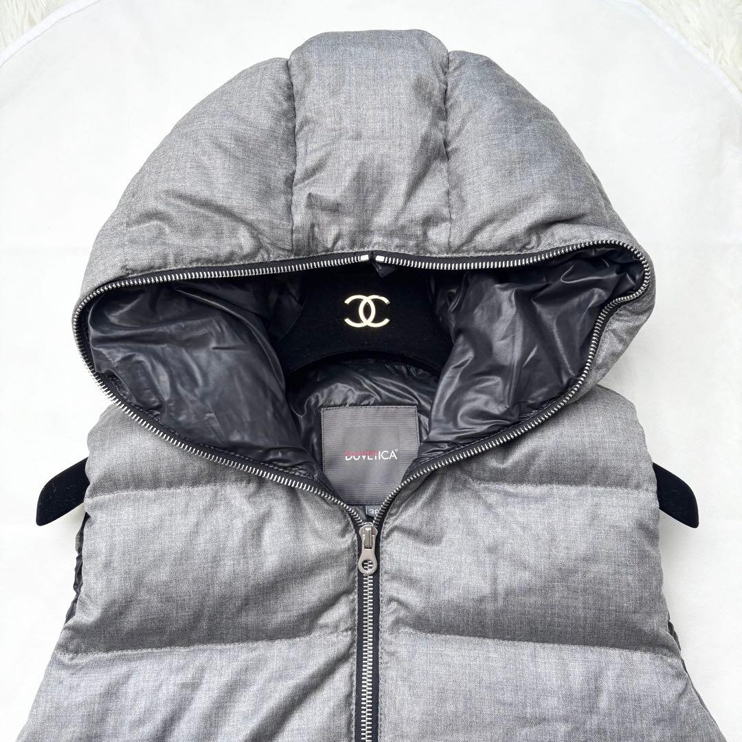 デュべティカ 別注 チェルッティ ダウンベスト フード カシミヤ混 高級素材