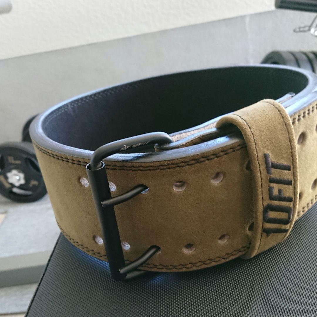 新品 10FIT パワーベルト リフティングベルト スエードレザー