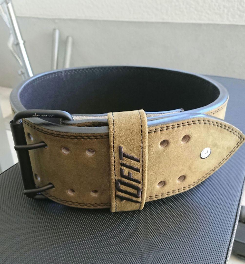 新品 10FIT パワーベルト リフティングベルト スエードレザー