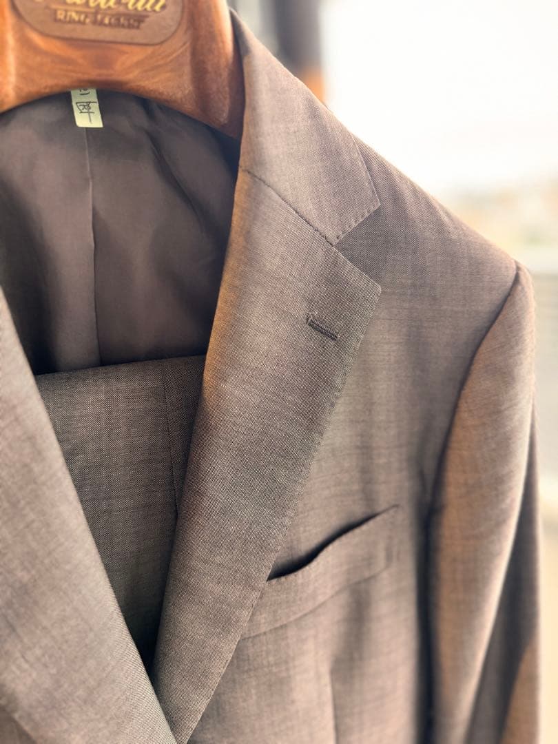 リングジャケット　ライトグレースーツ46