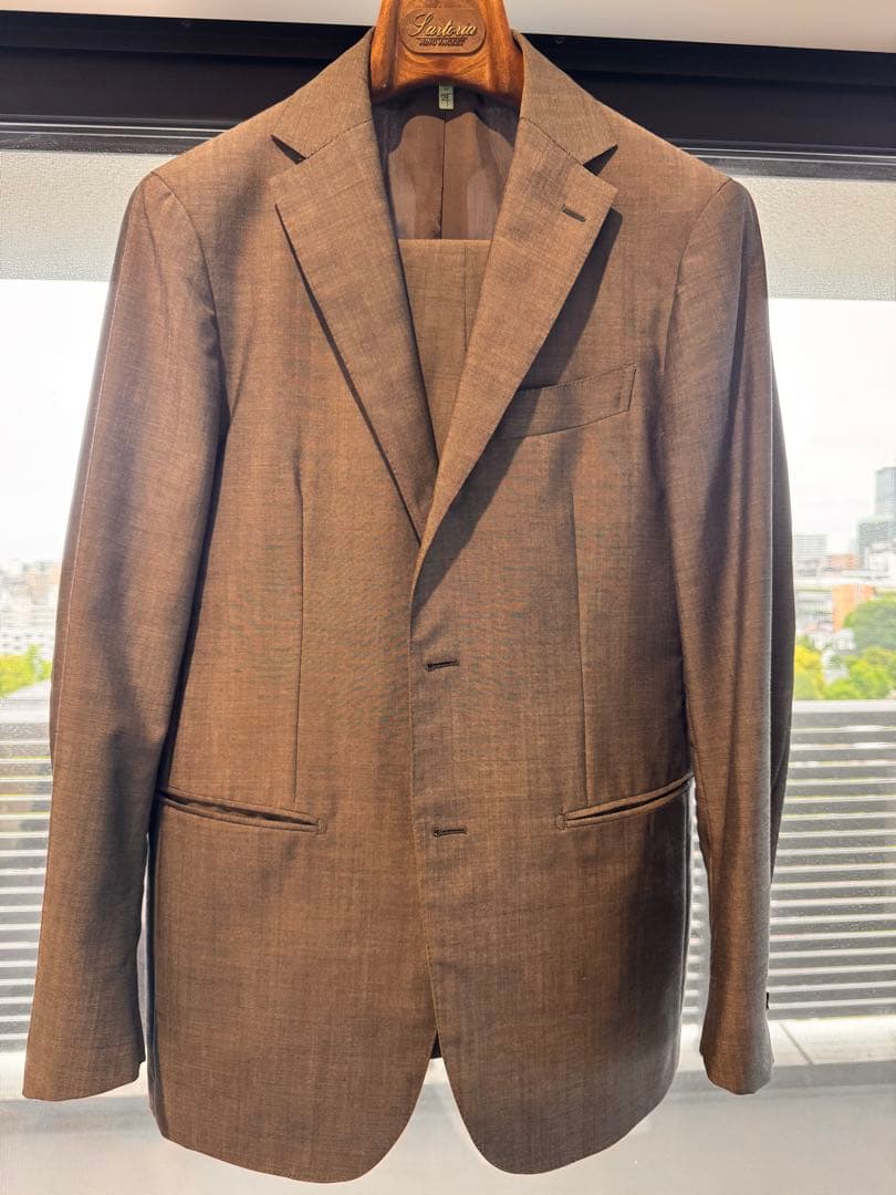 リングジャケット　ライトグレースーツ46