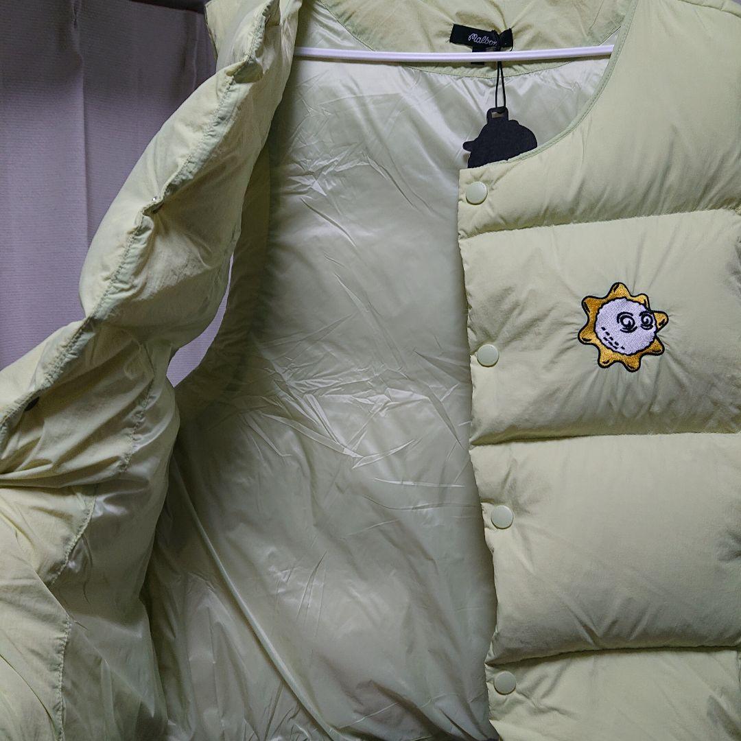 【美品】マルボンゴルフ　ダウンベスト　ライトグリーン　Mサイズ