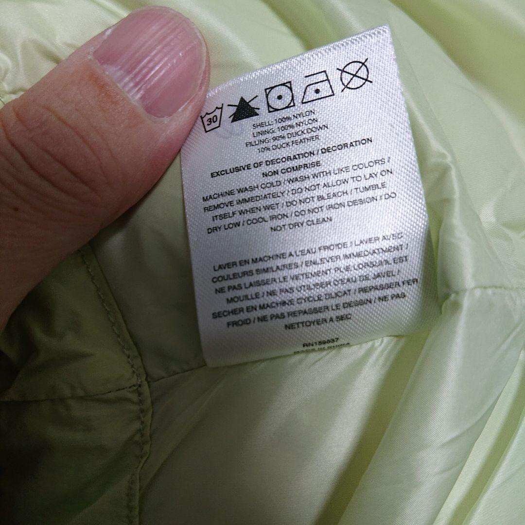 【美品】マルボンゴルフ　ダウンベスト　ライトグリーン　Mサイズ