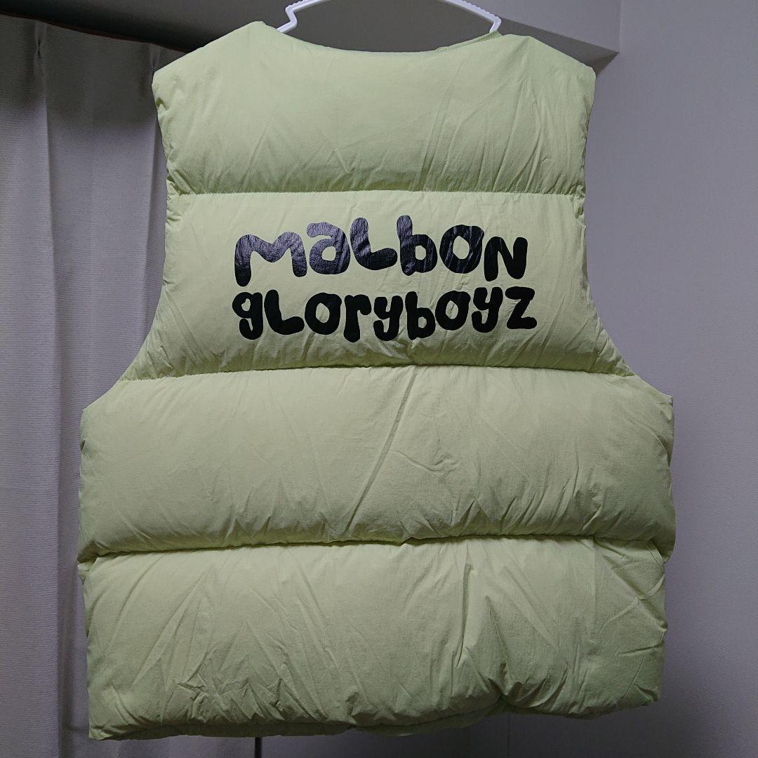 【美品】マルボンゴルフ　ダウンベスト　ライトグリーン　Mサイズ