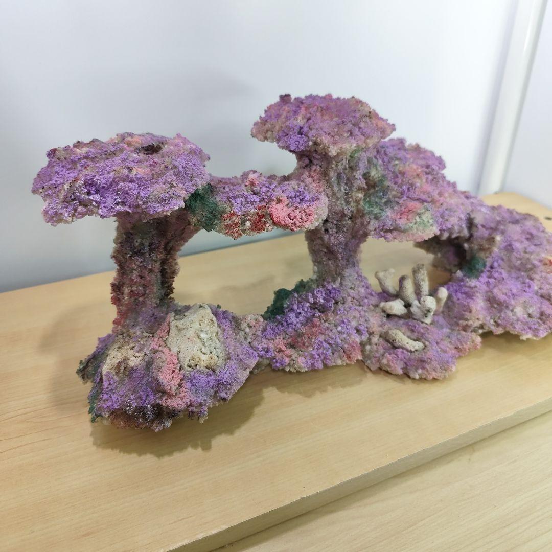 2個セット✐プラグ穴付き 新品 人工ライブロック 60cm海水水槽用 レプリカ