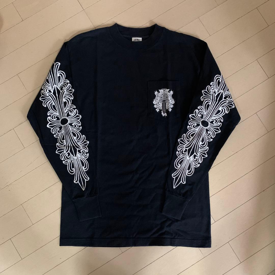 美品 CHROME HEARTS クロムハーツ ロンtシャツ アメリカ製