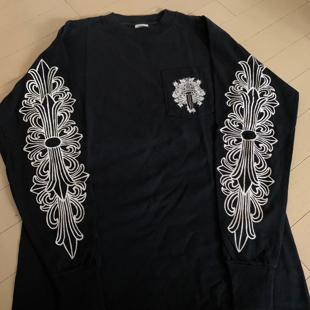 美品 CHROME HEARTS クロムハーツ ロンtシャツ アメリカ製