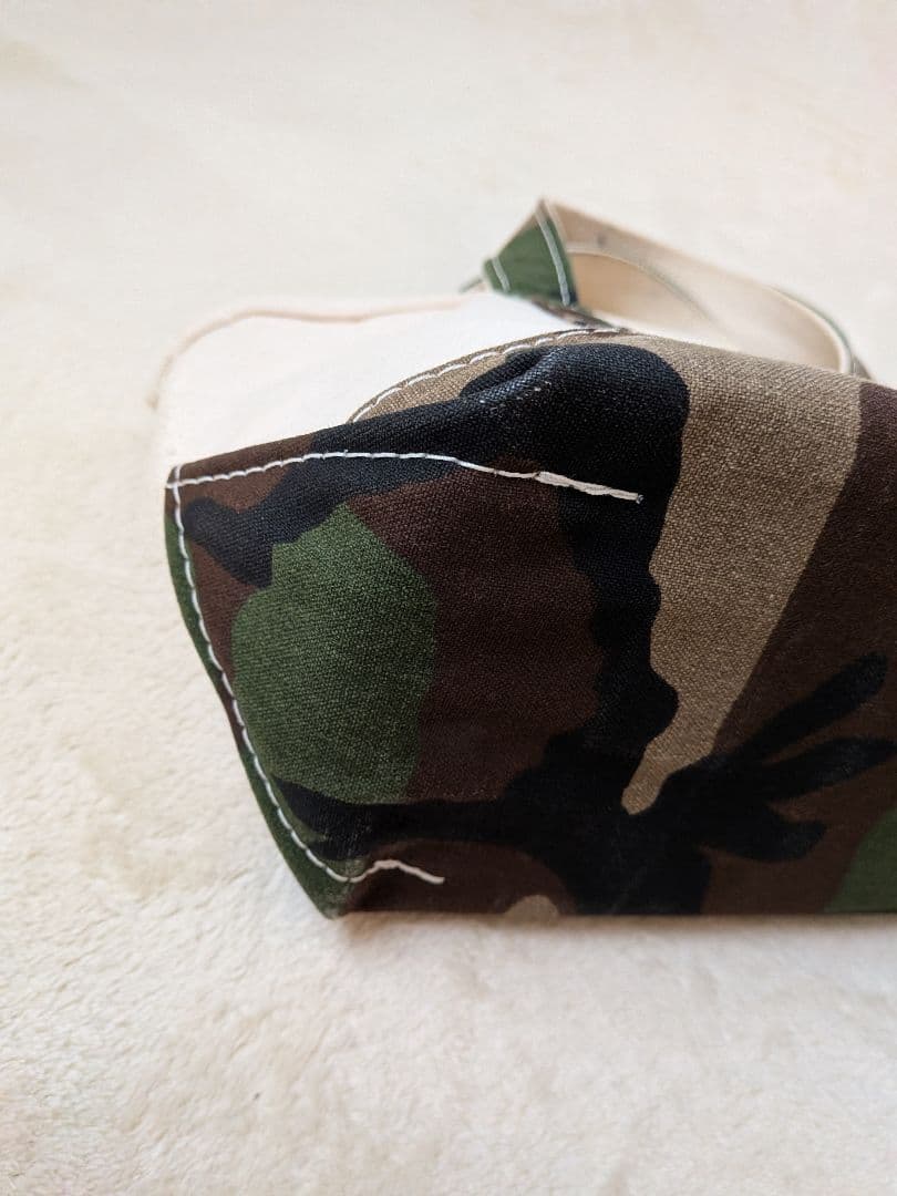 希少　L.L.Bean　キャンバス地トートバック ミニ　迷彩柄　廃盤色　即日発送