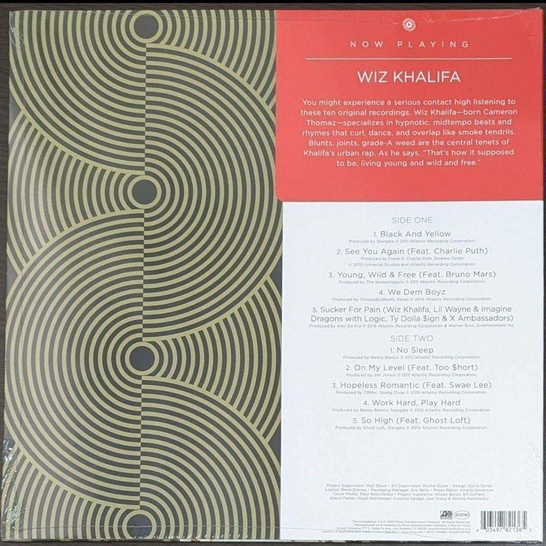 新品 Wiz Khalifa Now Playing ベストアルバム レコード