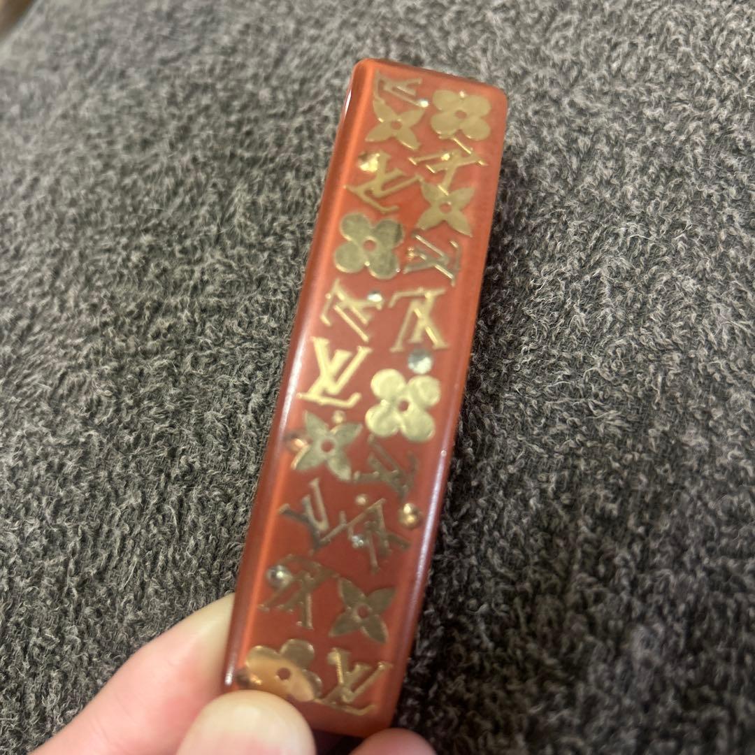 正規品未使用【ルイヴィトン】バレッタ オレンジ ブラウン