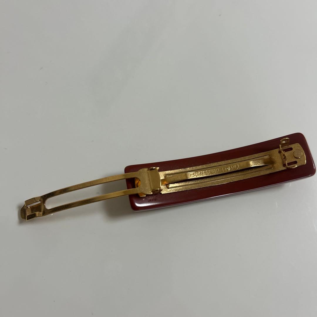 正規品未使用【ルイヴィトン】バレッタ オレンジ ブラウン