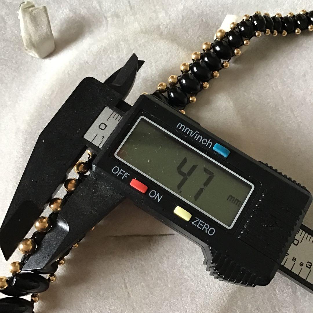 ブラック珊瑚　14kサンゴネックレスー12