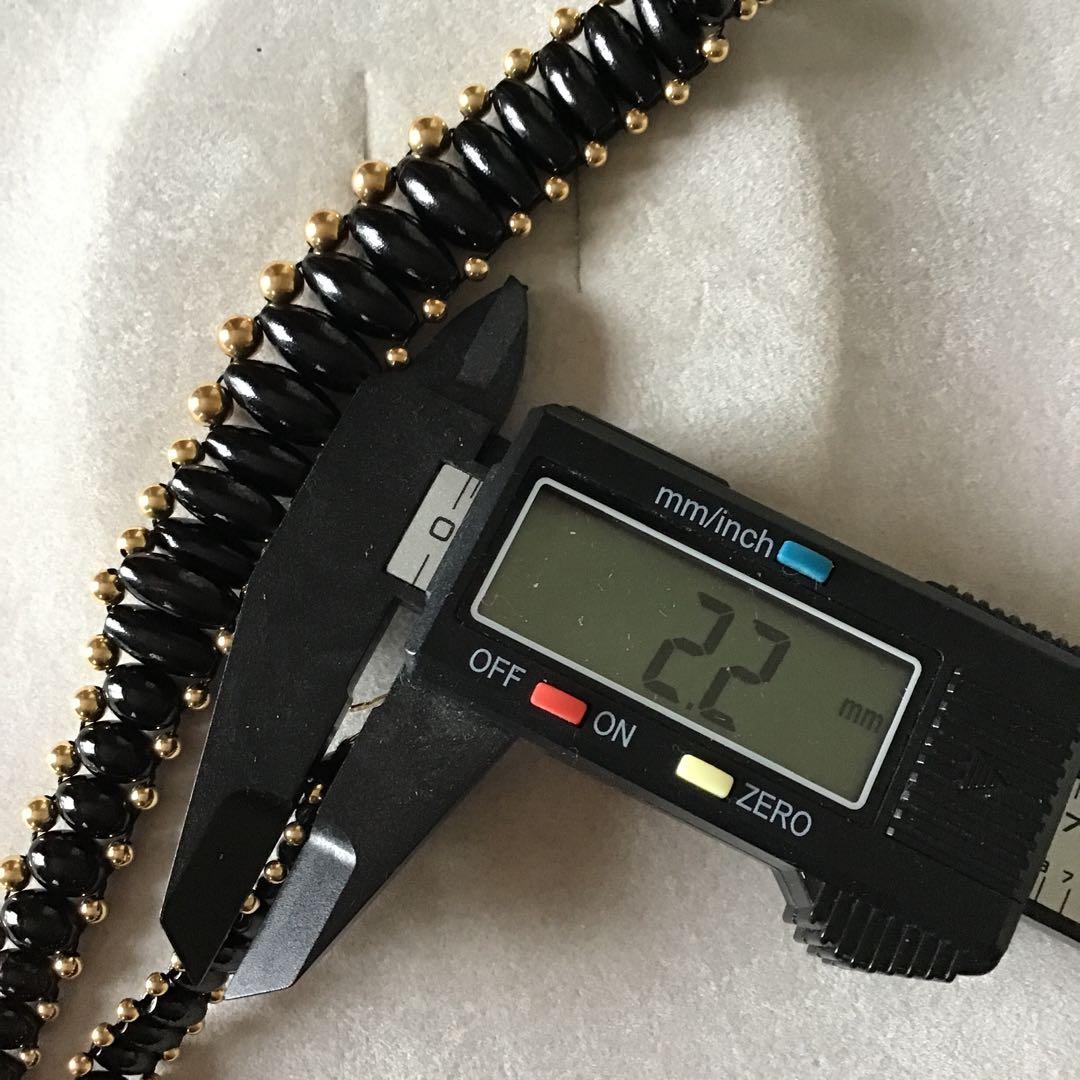 ブラック珊瑚　14kサンゴネックレスー12