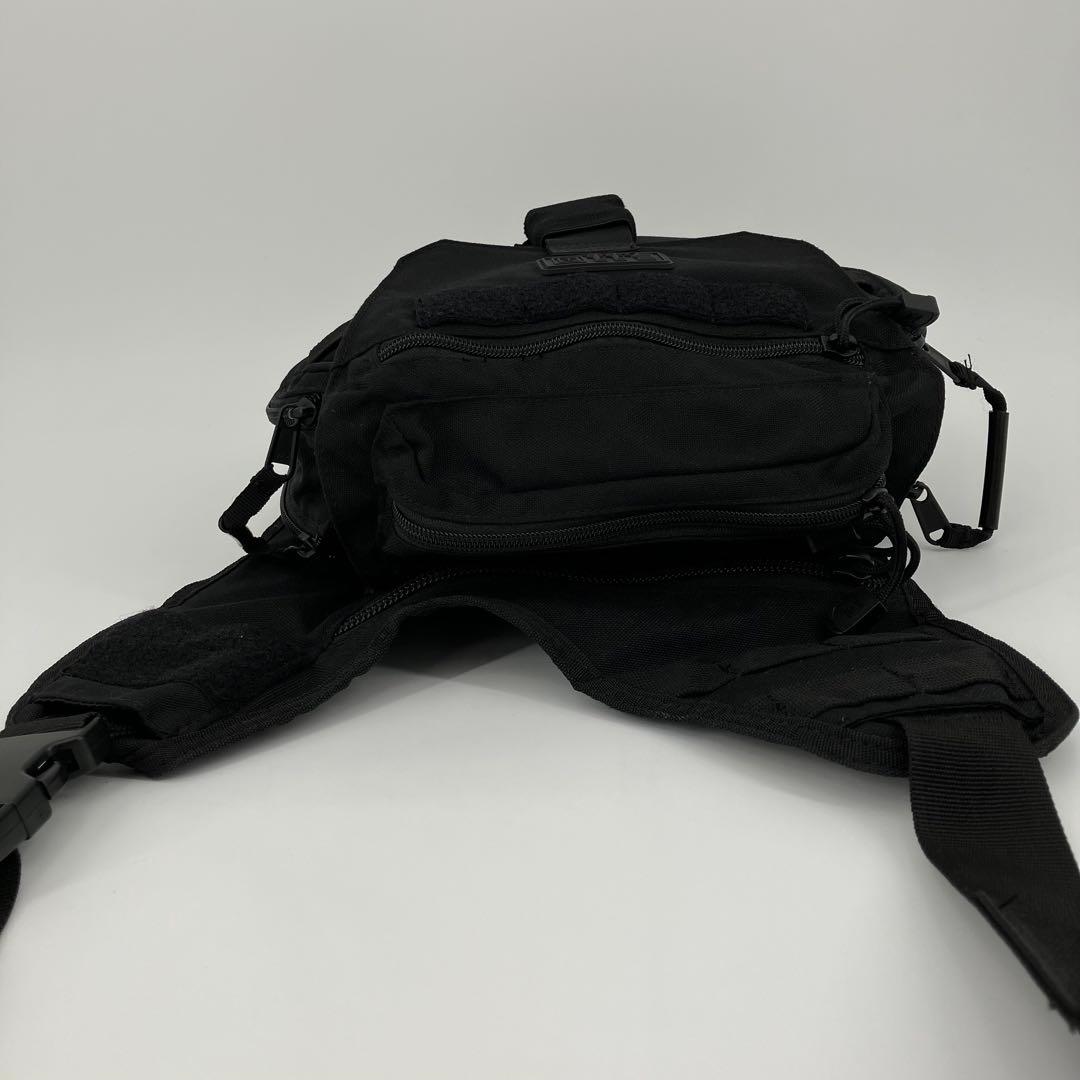 【美品】ファイブイレブンタクティカル プッシュパック 6L ショルダーバッグ 黒