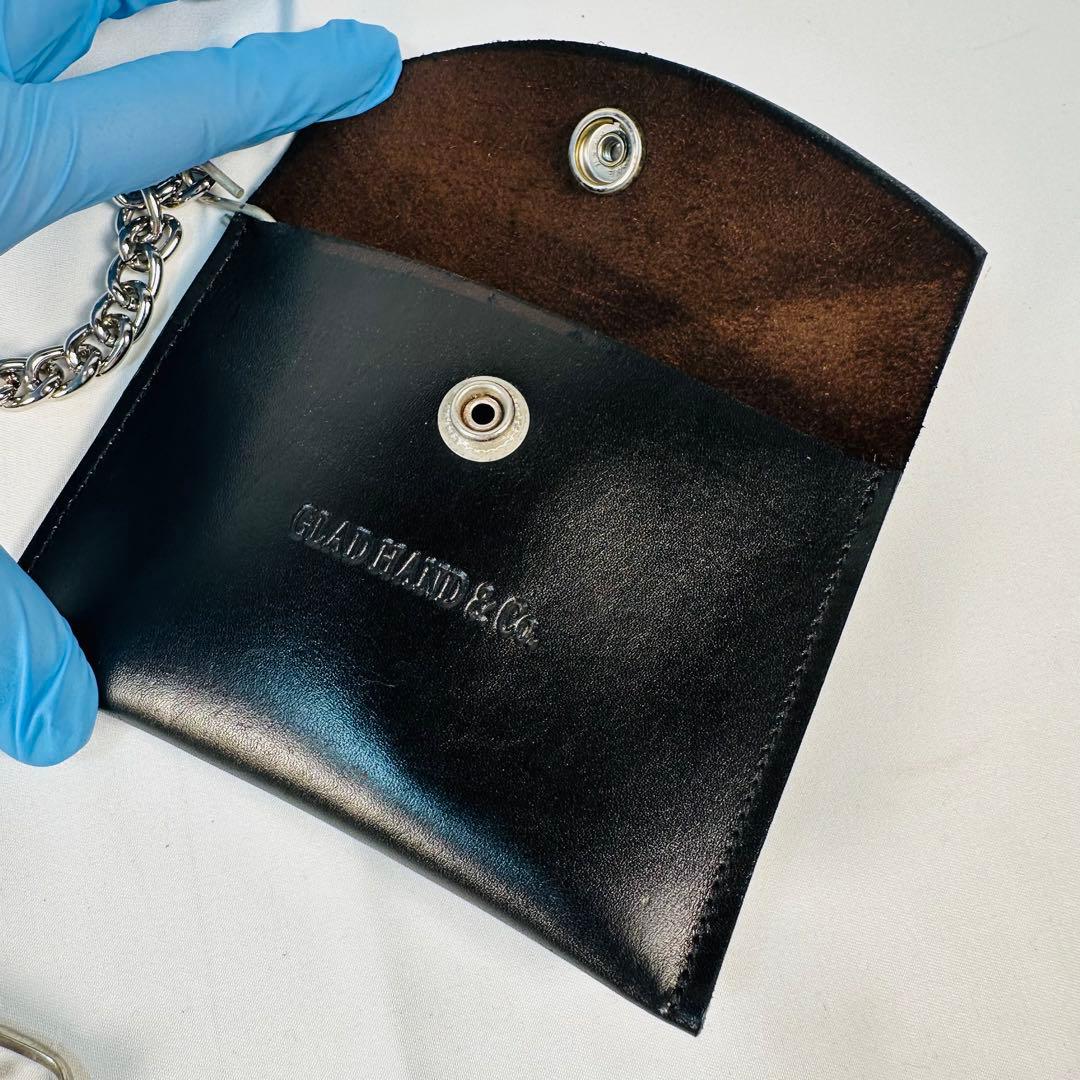 グラッドハンドNORTH&JUDD CARD WALLET&CHAIN 黒