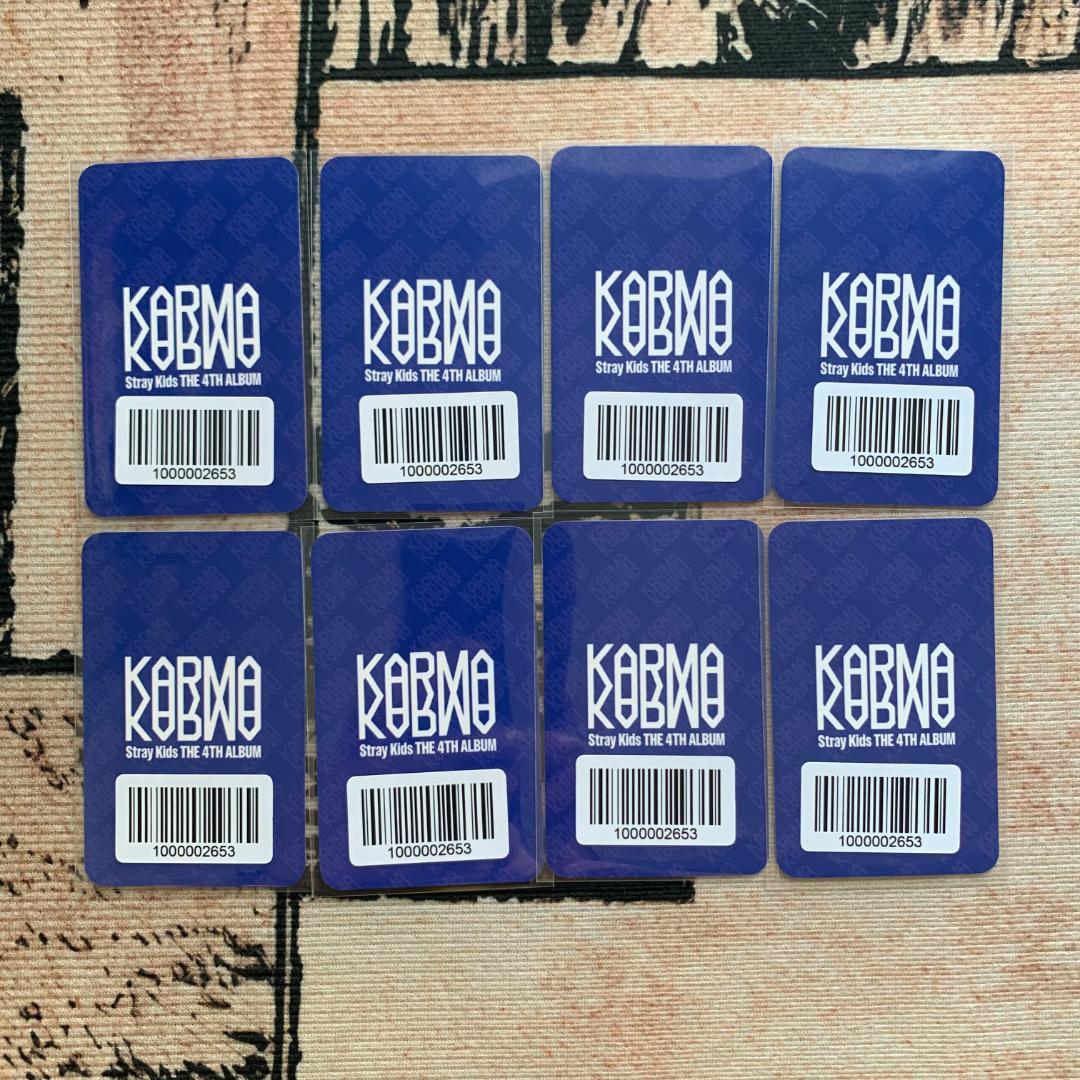 StrayKids プレリス KARMA FANS トレカ 8枚