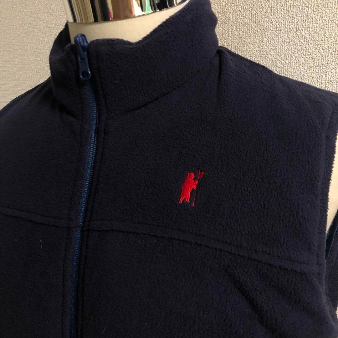 サーフアンドターフ リバーシブル 中綿 フリース ベスト★ネイビー Mサイズ